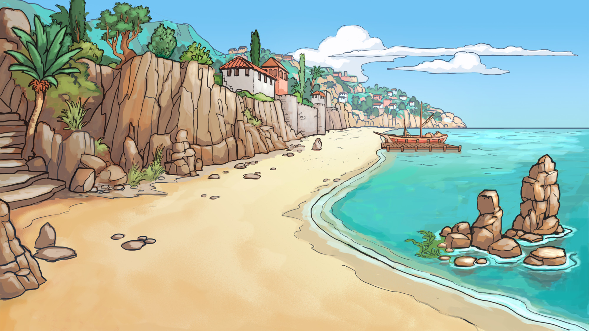 Banner image of Sardonia's beaches